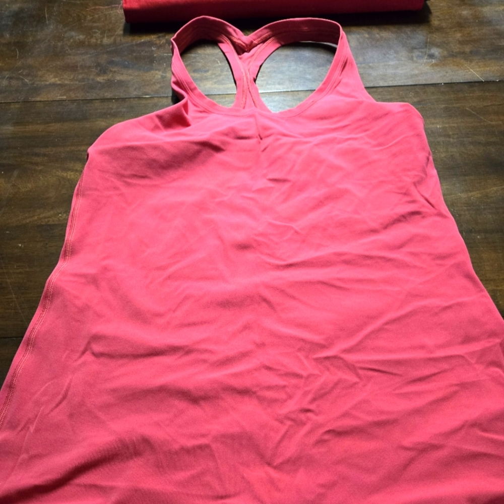 Size 12 lululemon dark pink tank